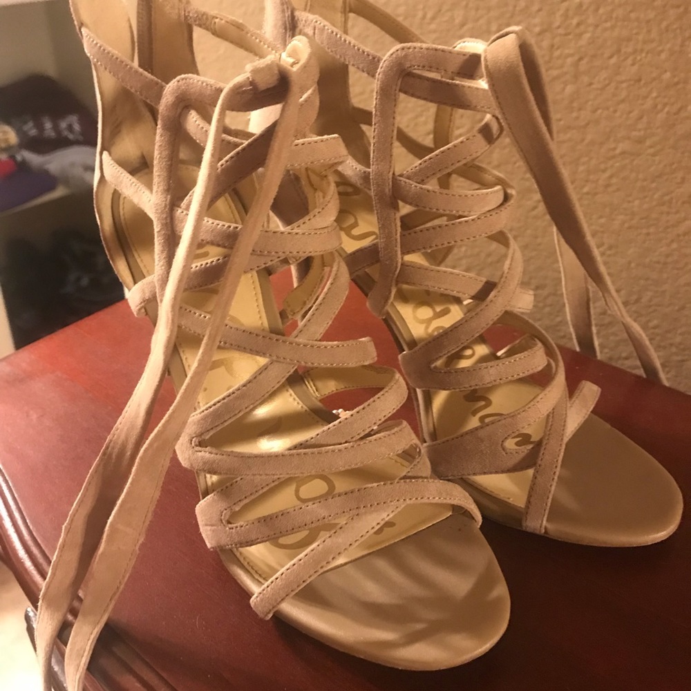 Lace up shoes//wedding, or prom shoes